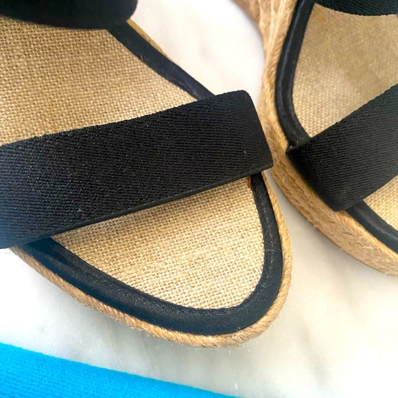 ❣️Jean Michel Cazabat Fella Black Wedges 36❣️ - Picture 6 of 9